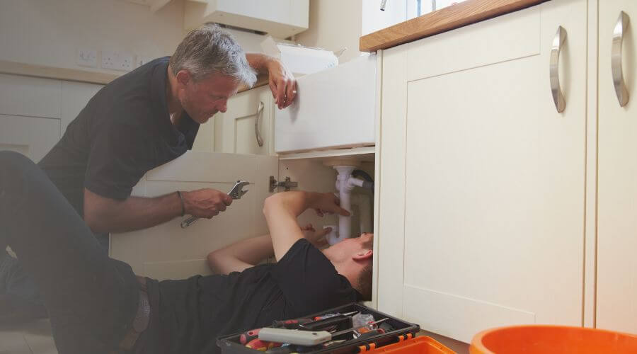 Professional burst pipe repair services in Round Top, TX